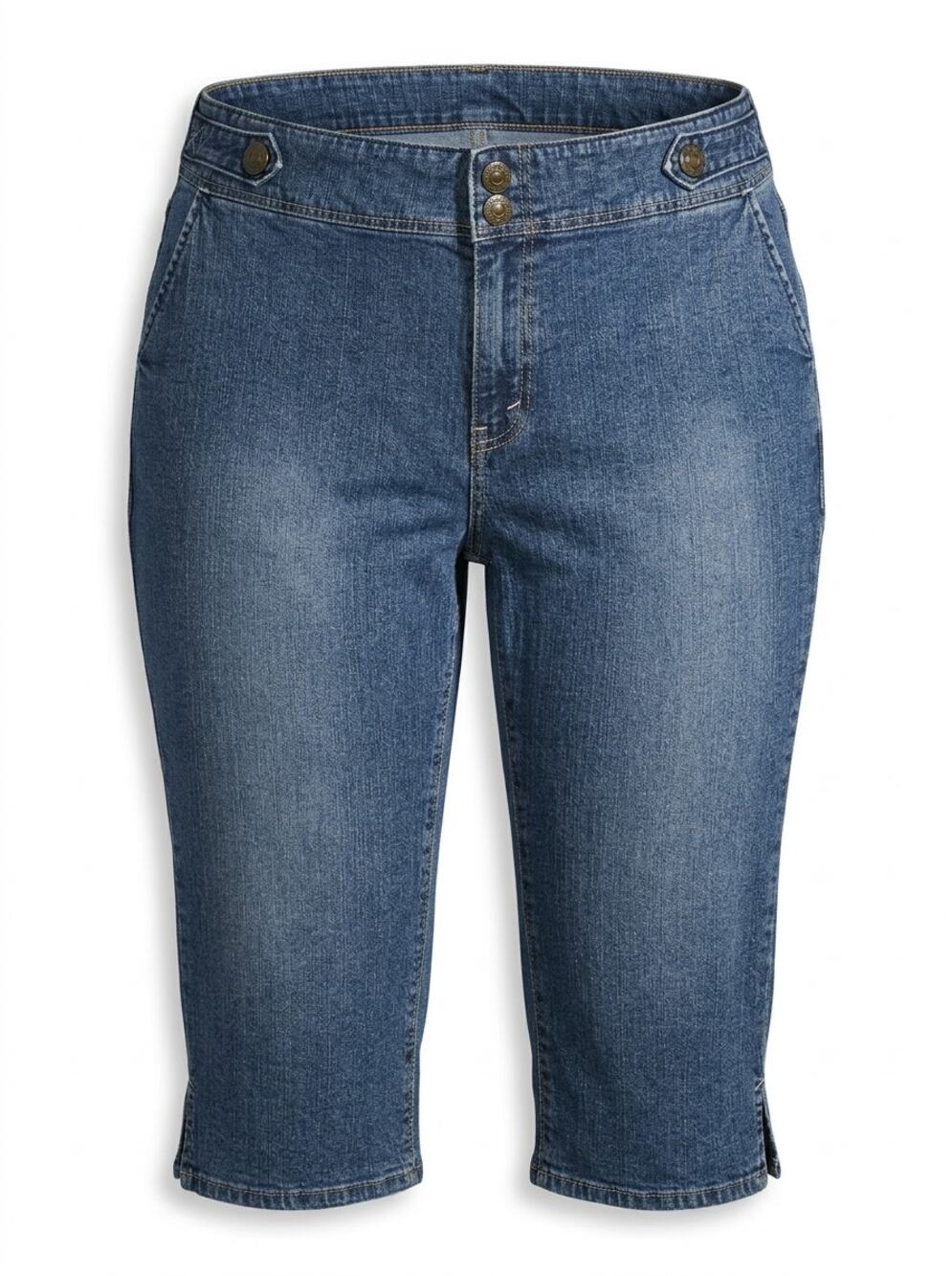 Levi's Strauss Signature by Levi Stretch Denim Capri Jeans Women Size 18
